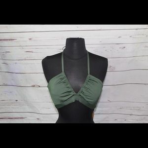 Women's Kona Sol Shirred V-Neck Bikini Top